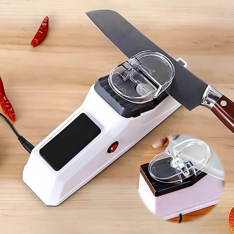 Electric Kitchen Knife Sharpener with USB Rechargeable Design