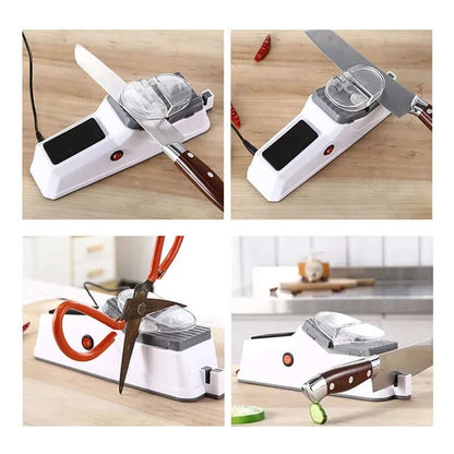 Electric Kitchen Knife Sharpener with USB Rechargeable Design