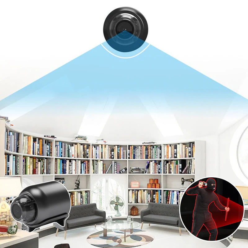 Indoor Security Camera 1080P HD with Night Vision and Motion Detection