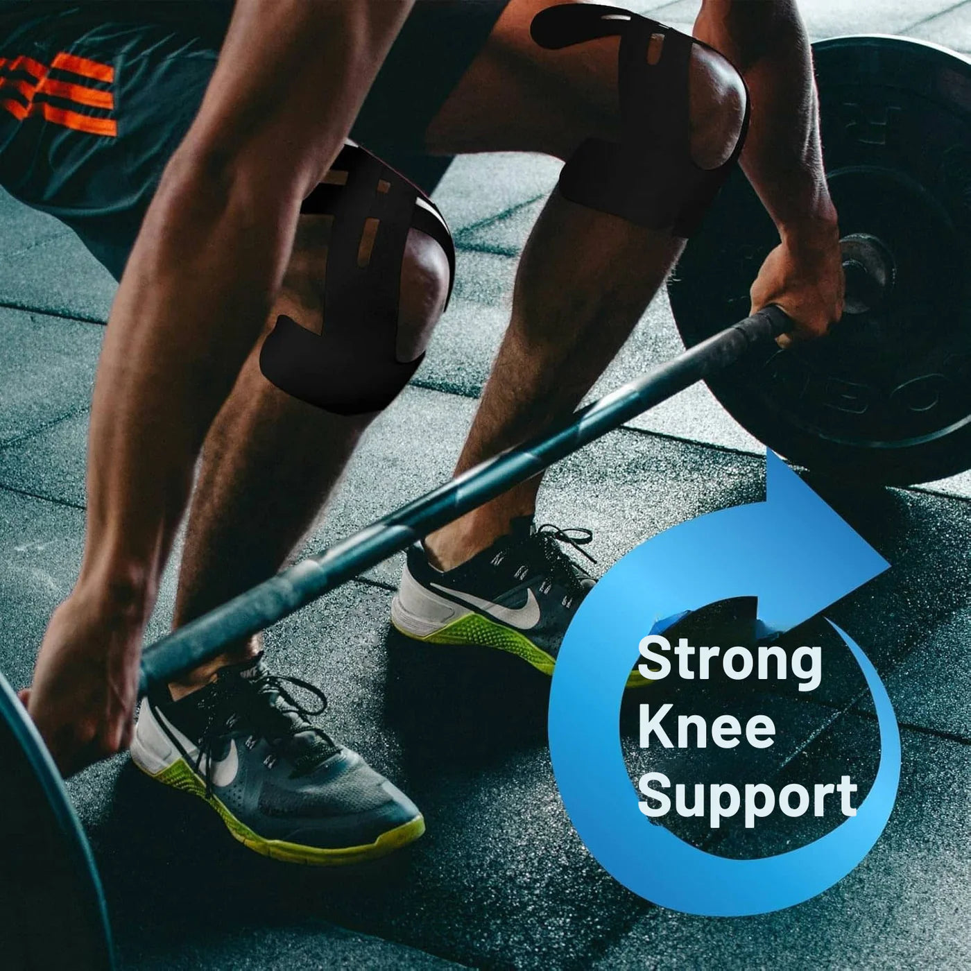 Knee Support Tape, Pre-Cut Kinesio Tape, Breathable Athletic Knee Bandage