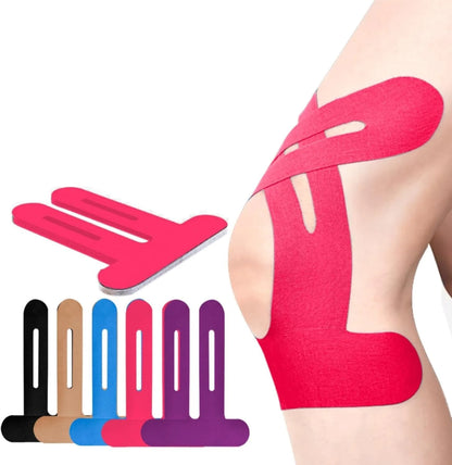 Knee Support Tape, Pre-Cut Kinesio Tape, Breathable Athletic Knee Bandage