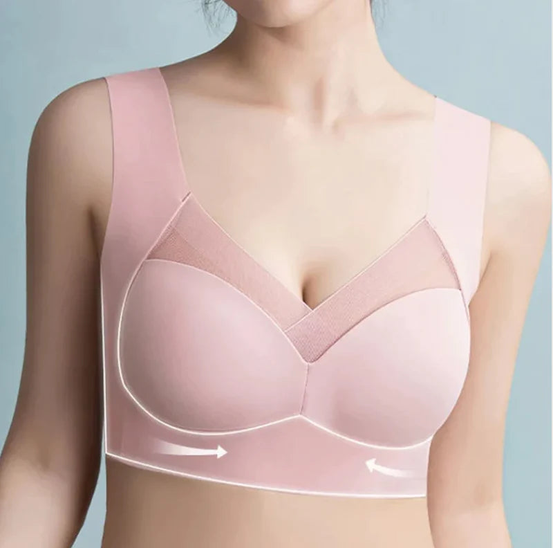 Wireless Seamless Comfort Bra Gentle Push Up Support