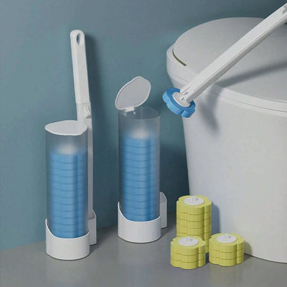 Disposable Toilet Brush Antibacterial Hygienic Sponge Heads
