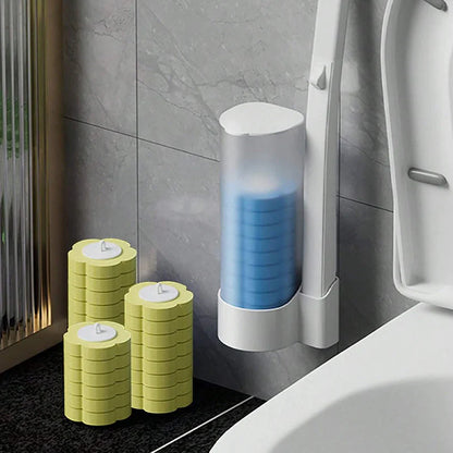 Disposable Toilet Brush Antibacterial Hygienic Sponge Heads
