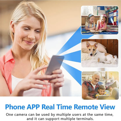 Indoor Security Camera with Night Vision, Motion Detection and WiFi Access