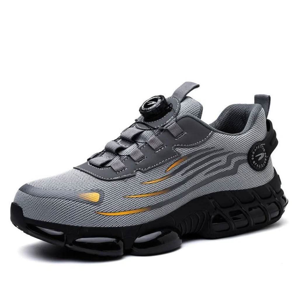 Mens Work Shoes Orthopedic Support, Non Slip Grip