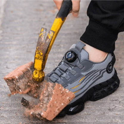 Mens Work Shoes Orthopedic Support, Non Slip Grip