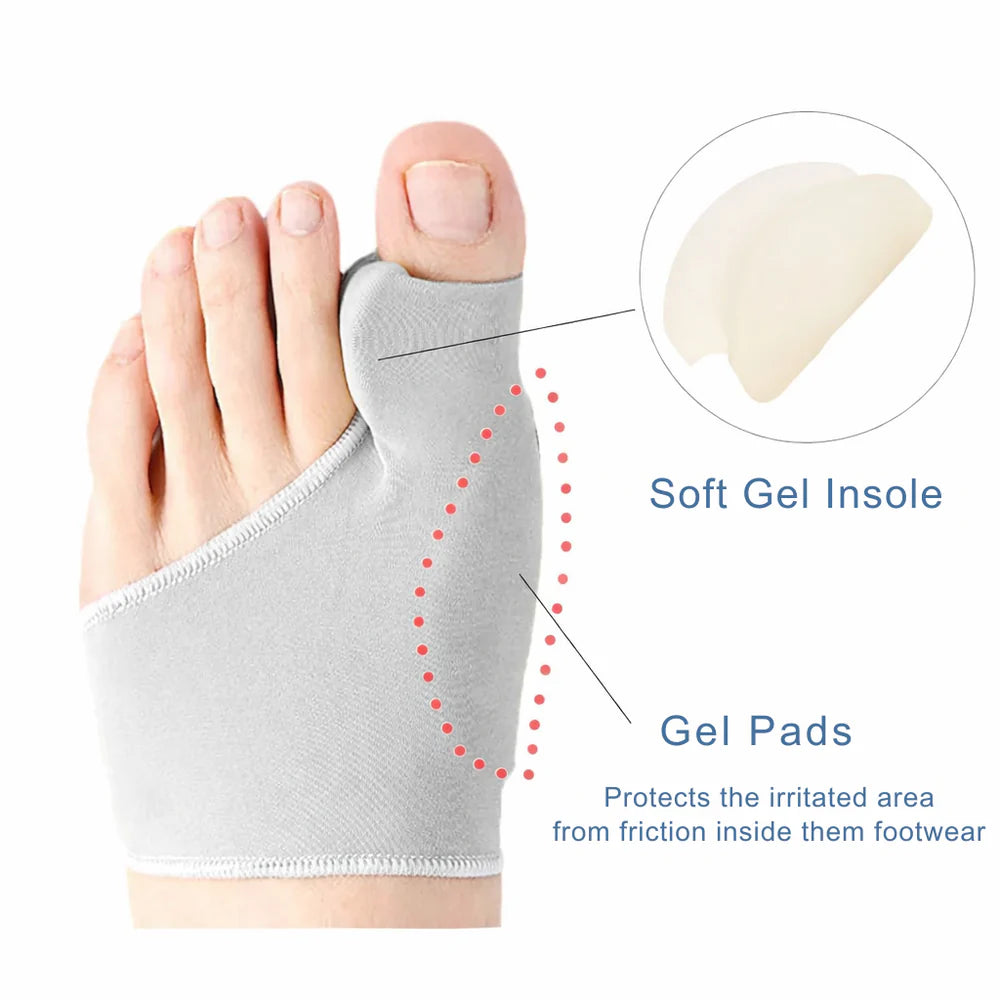Soft Gel Bunion Support Sleeve for Everyday Comfort