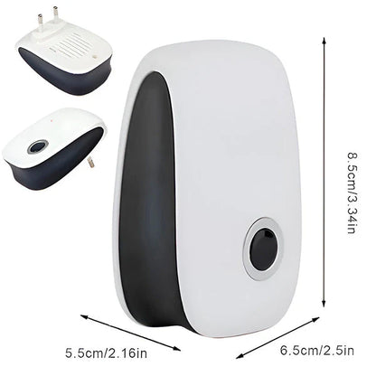 Ultrasonic Pest Repeller, Chemical-Free Indoor Insect Protection Plug-In