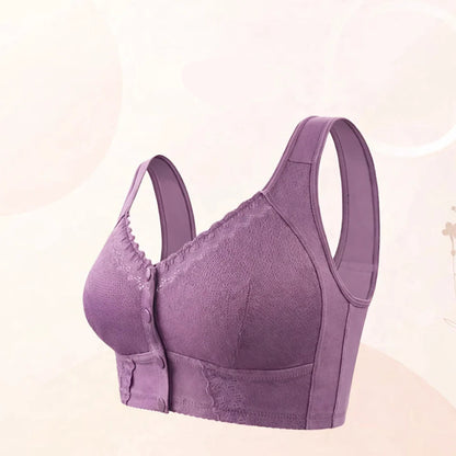 EasyLift Bra Front Closure Cotton Soft Wireless Bra