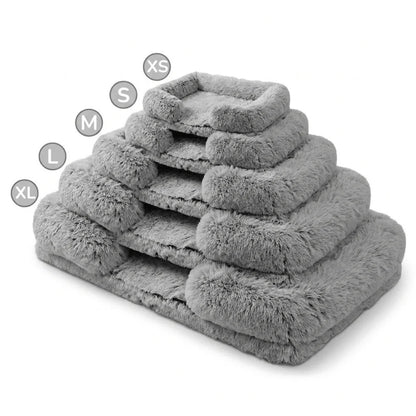 Orthopedic Dog Bed with Supportive Edges and Washable Cover