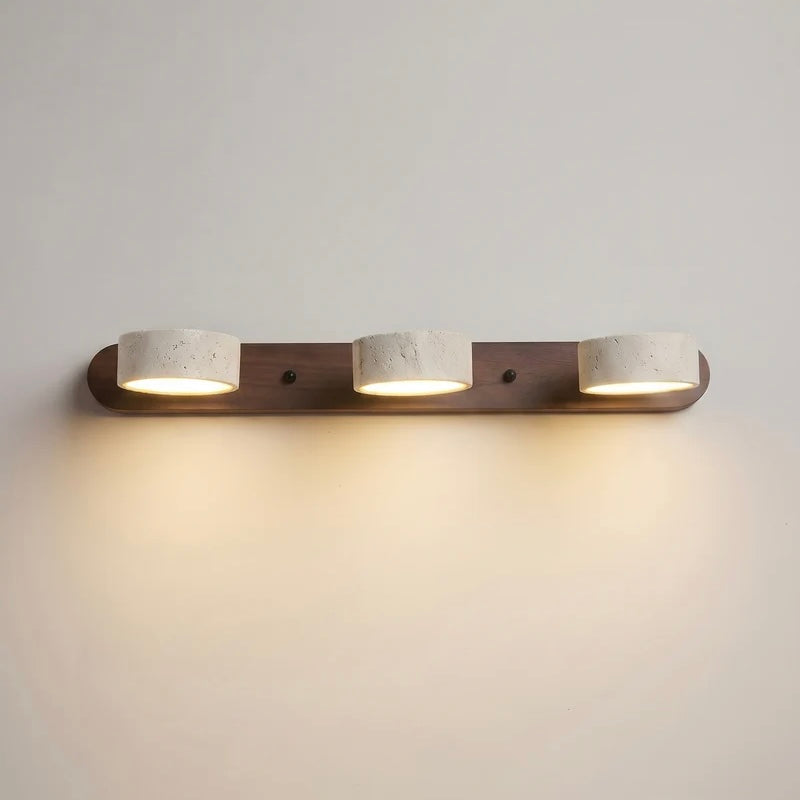 Wall Light Travertine and Wood