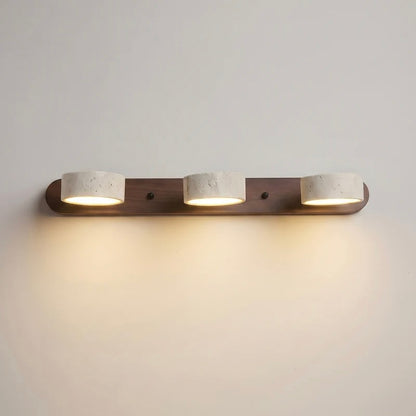 Wall Light Travertine and Wood
