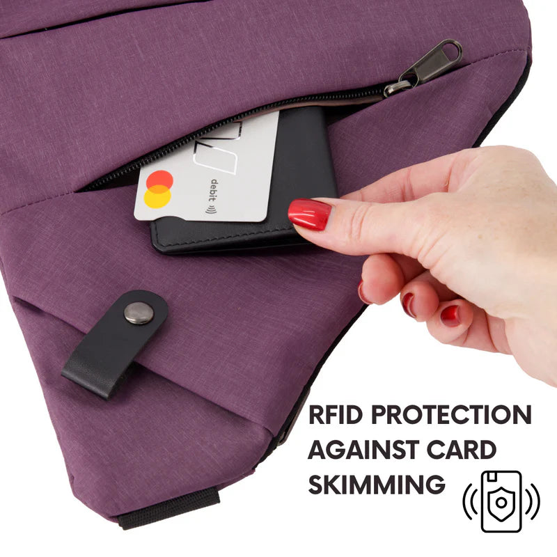 Crossbody Bag with Anti-Theft Design