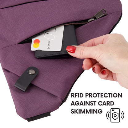 Crossbody Bag with Anti-Theft Design