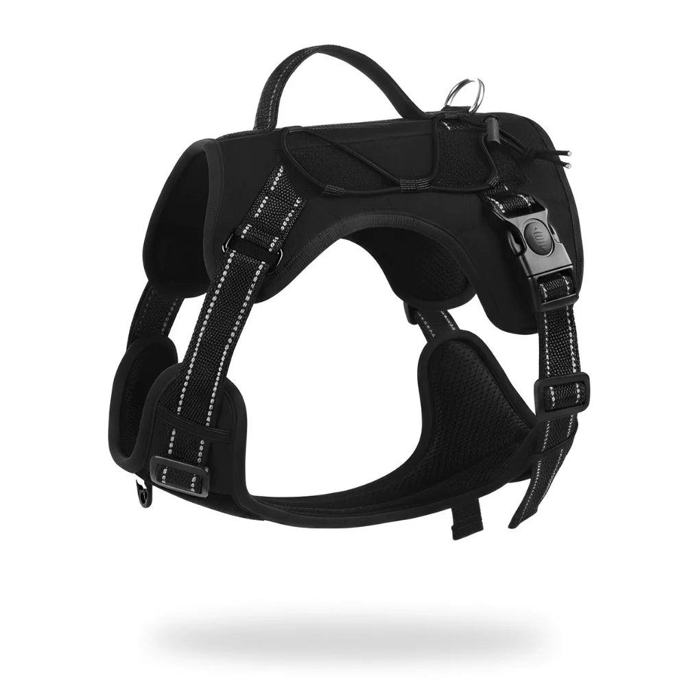 Adjustable Dog Harness with Reflective Strips and Nylon Build