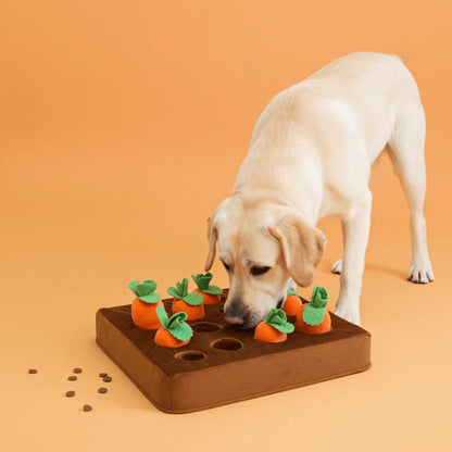 Dog Snuffle Mat Treat Puzzle with Non Slip Base and Washable Cover
