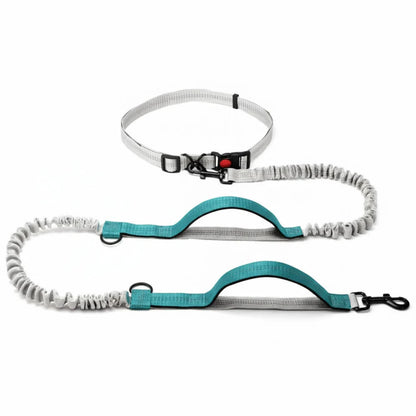 Dog Walking Lead with Adjustable Waist Strap and Reflective Details