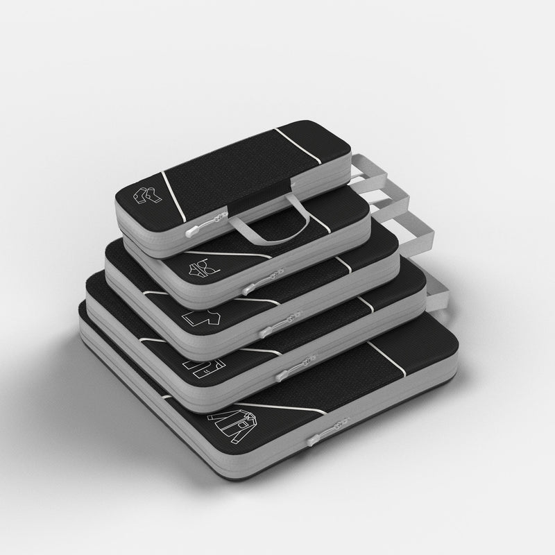 Compression Packing Cubes with Double Zip Compression System