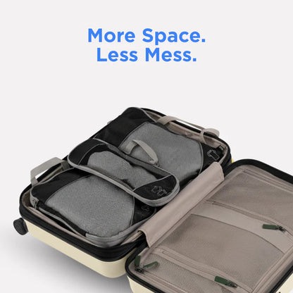 Compression Packing Cubes with Double Zip Compression System