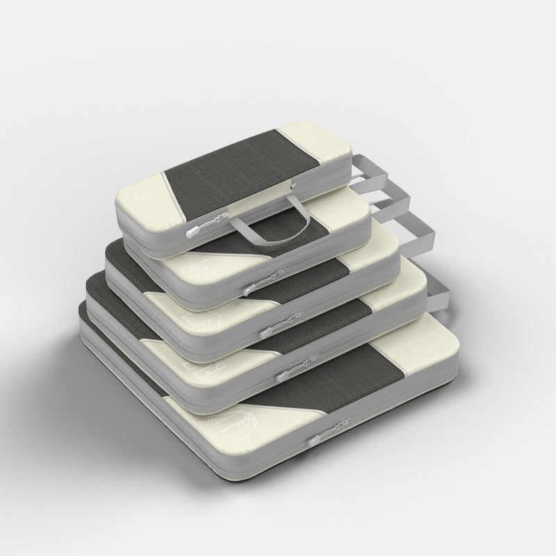 Compression Packing Cubes with Double Zip Compression System
