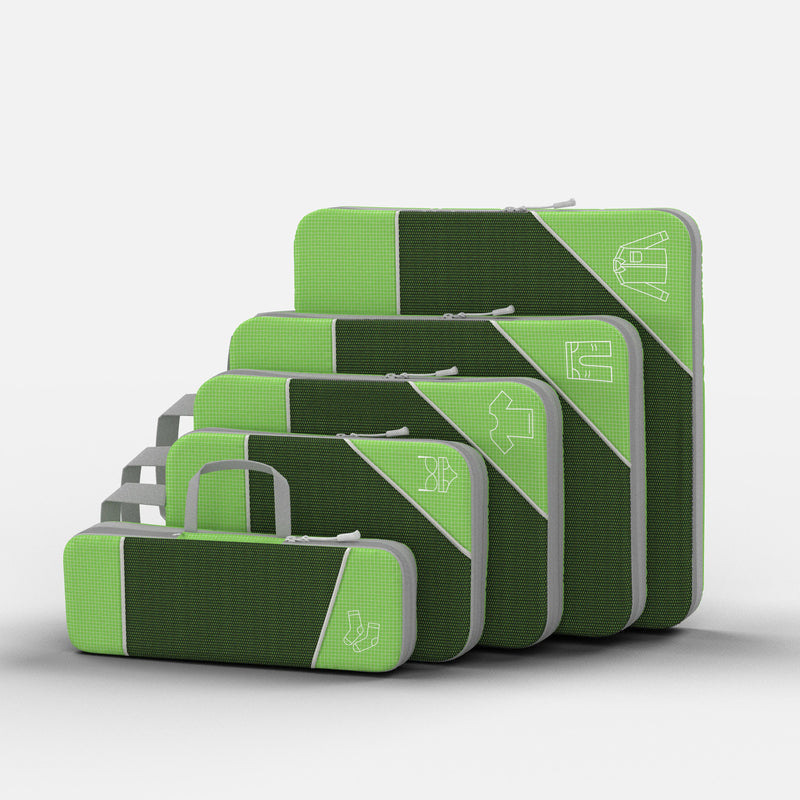 Compression Packing Cubes with Double Zip Compression System