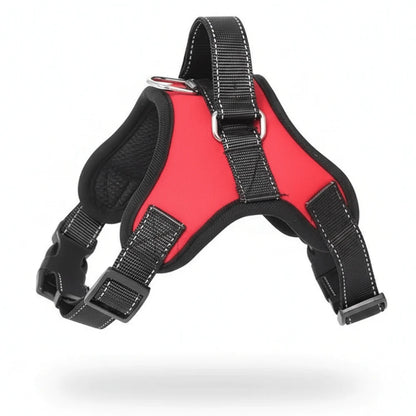 Dog Walking Harness with Mesh Lining, Reflective Straps and Handle