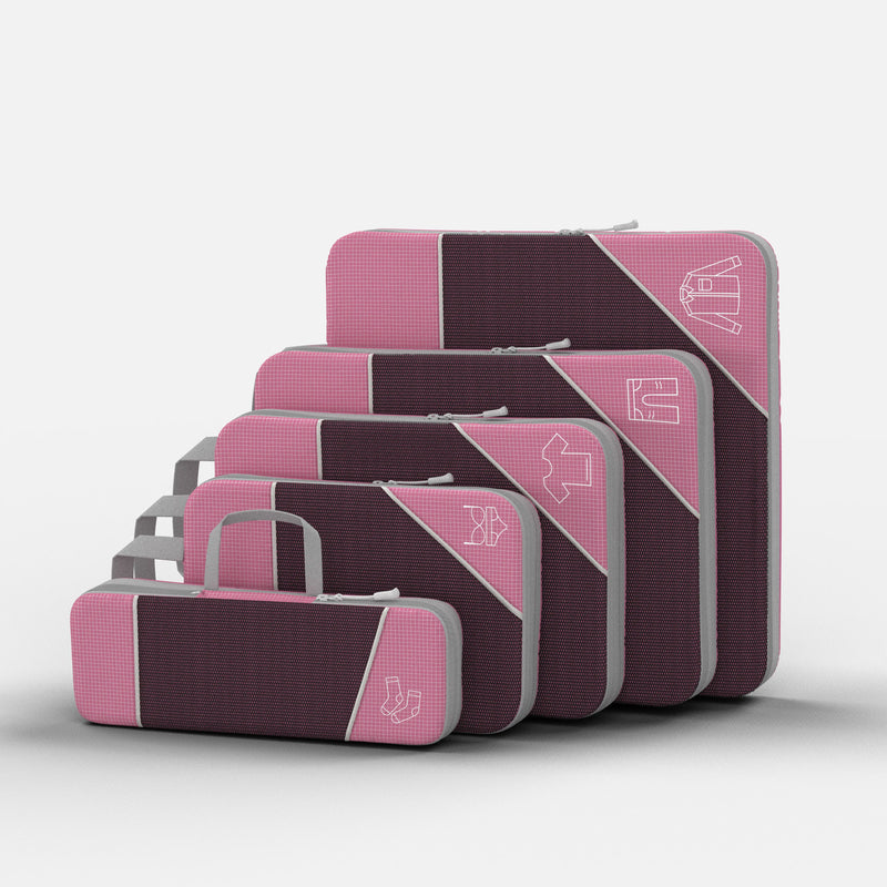 Compression Packing Cubes with Double Zip Compression System