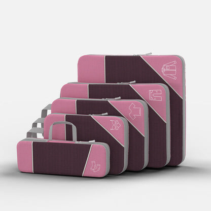 Compression Packing Cubes with Double Zip Compression System