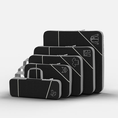 Compression Packing Cubes with Double Zip Compression System