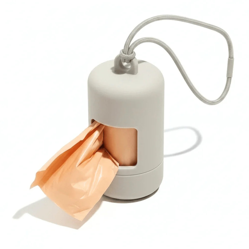 Dog Waste Bag Dispenser with Clip On Portable Design