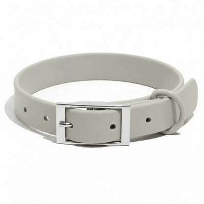 Adjustable Dog Collar with PVC Coating and Polyester Webbing