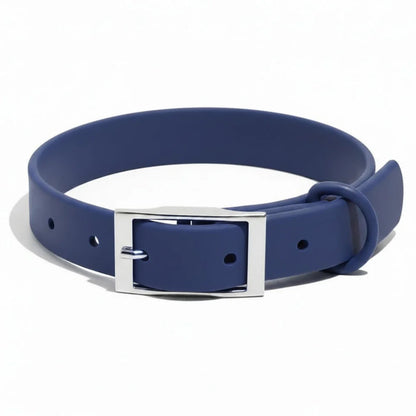Adjustable Dog Collar with PVC Coating and Polyester Webbing