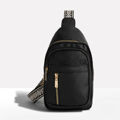 Crossbody Bag with Anti-Theft Design and Adjustable Shoulder Strap