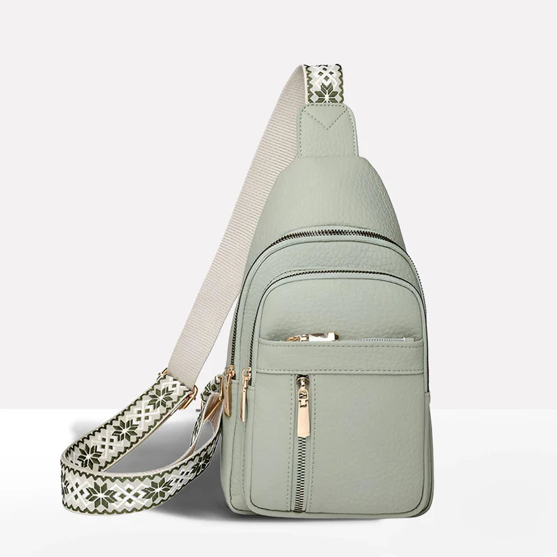 Crossbody Bag with Anti-Theft Design and Adjustable Shoulder Strap