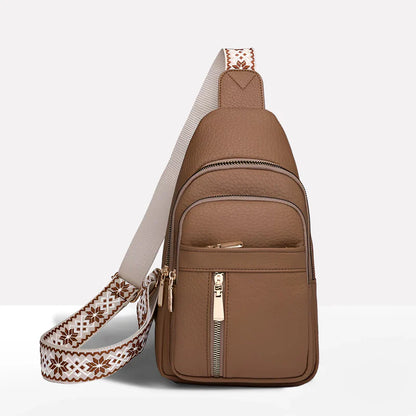 Crossbody Bag with Anti-Theft Design and Adjustable Shoulder Strap