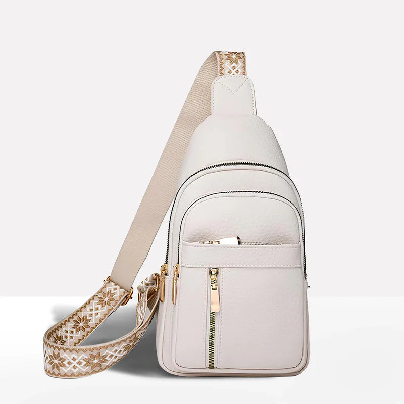 Crossbody Bag with Anti-Theft Design and Adjustable Shoulder Strap