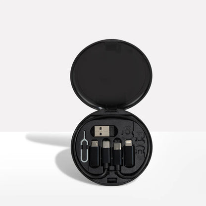 Travel Charging Cable Set with Multi Connector Adapters