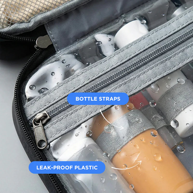 Hanging Toiletry Organizer with Multi-Compartment Design