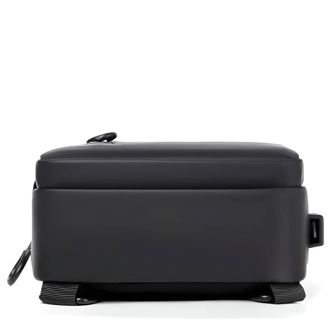 Shoulder Bag with Water Resistant Fabric and USB Charging Port