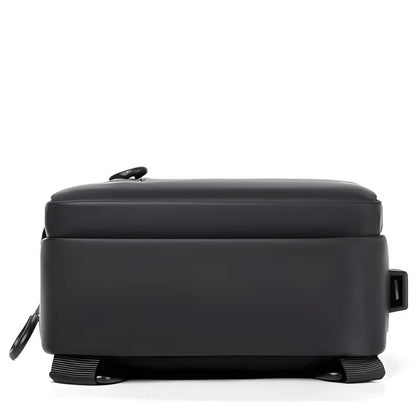 Shoulder Bag with Water Resistant Fabric and USB Charging Port