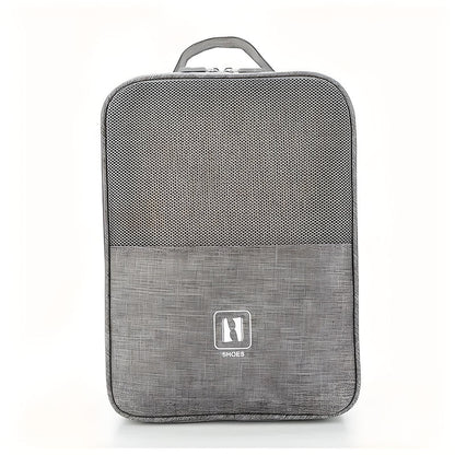 Travel Shoe Organizer with Multiple Compartments and Luggage Strap