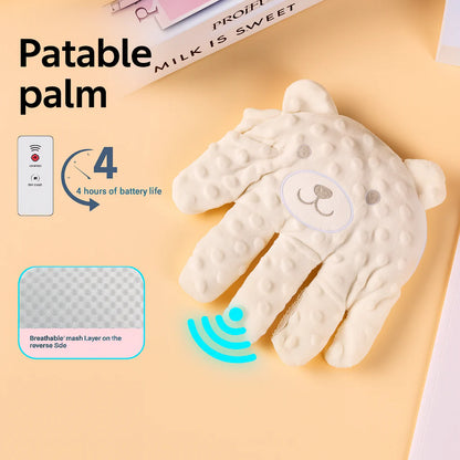 Baby sleep aid pillow with automatic patting and remote control