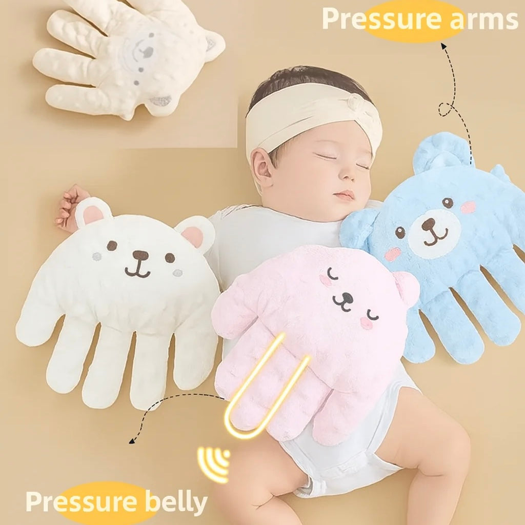 Baby sleep aid pillow with automatic patting and remote control