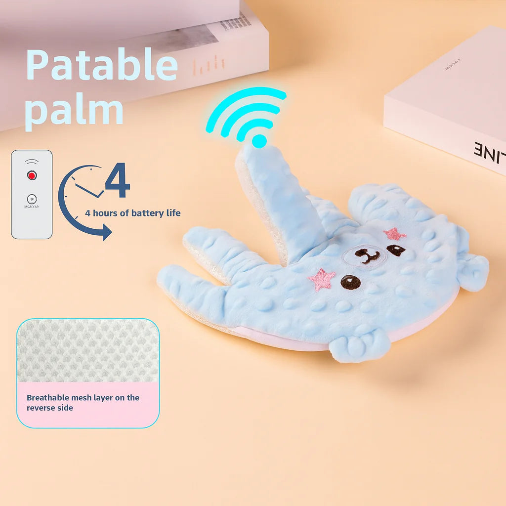 Baby sleep aid pillow with automatic patting and remote control