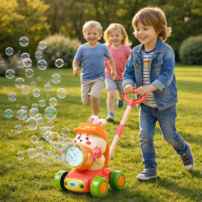 Baby push walker bubble toy