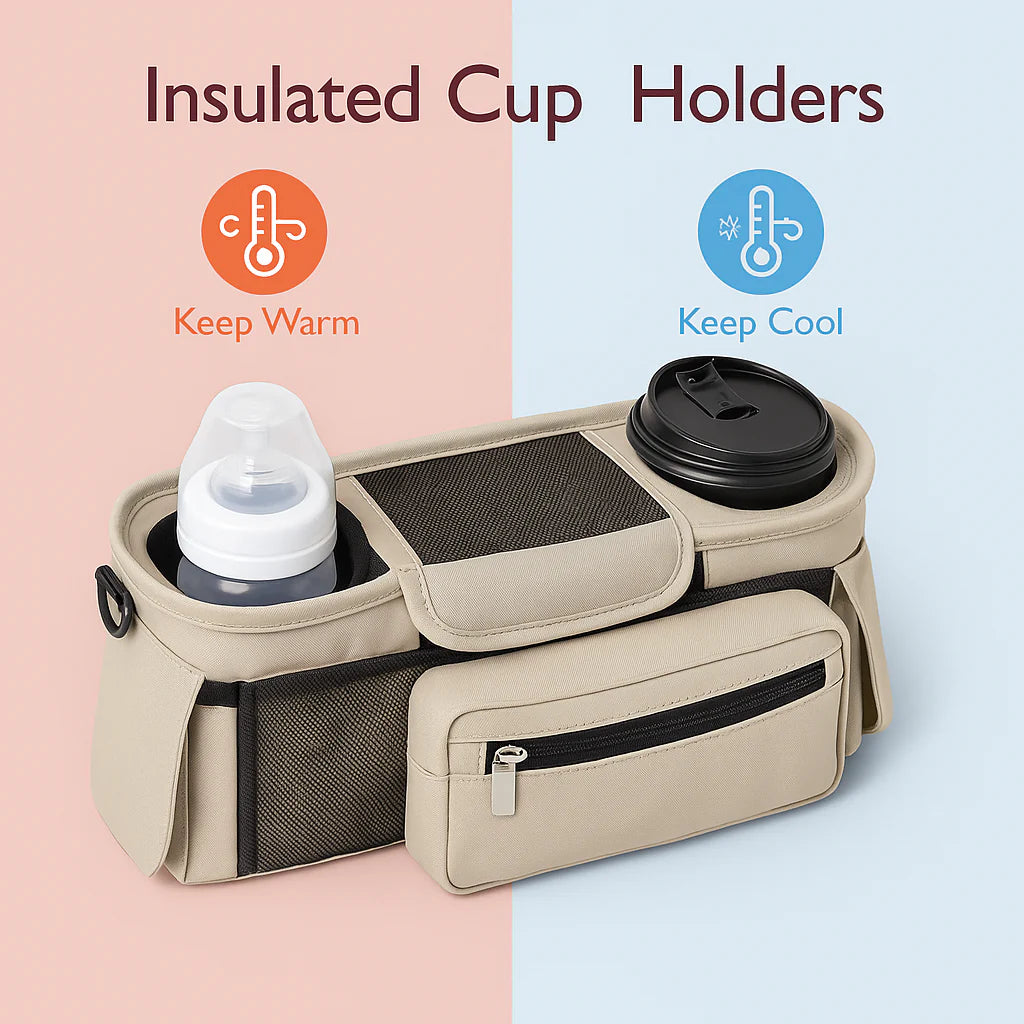 Stroller Organizer Bag with Adjustable Straps