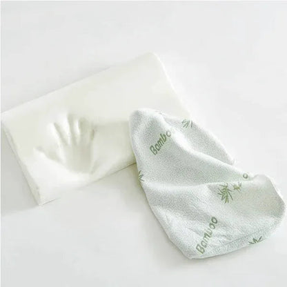 Memory Foam Bamboo Fiber Pillow Cervical Support