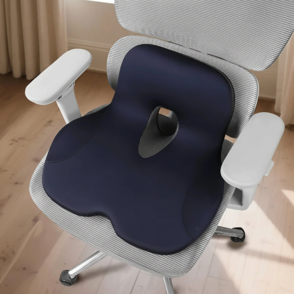 Seat and Back Cushion Memory Foam Ergonomic Support