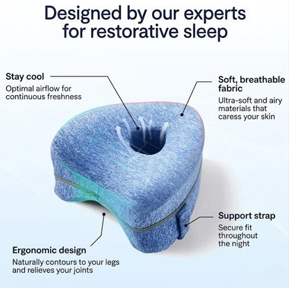 Orthopedic Knee Pillow Memory Foam Cushion